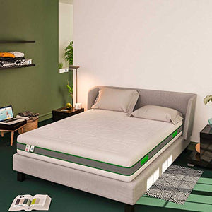 Baldiflex Emporio Materasso Singolo Molle Insacchettate e Memory, Green Spring Plus 800 Molle + 5 cm Memory, 7 Zone Differenziate, 100 Notti di Prova 80x190 cm