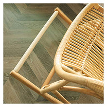 XinQing-Sedia a Dondolo Sedia a Dondolo a Dondolo in Rattan Sedia reclinabile Sedia Lazy Divano Sedia, Nordic, Adatto per Balcone Soggiorno Giardino