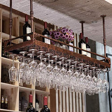 Leifeng Tower Classico Wine Rack Domestica attaccatura del Supporto di Wine Glass battuto Materiale Ferro Hanging Cup Holder (Color : Bronze)