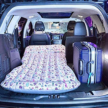 HongLianRiven Lettino da Viaggio Lettino da Viaggio Car Air Mattress, Rear Seat Materasso di Aria, Auto Letto Air Mattress Car Auto Letto Gonfiabile Letto 6-3 (Color : Pink)