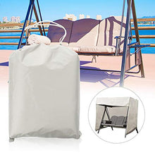 Viccilley Coprisedili per altalene Impermeabili - Coprisedili per Altalena da Giardino per Esterni Protezione per mobili Amaca a 3 posti Impermeabile(Beige)
