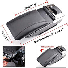 Armrest for R ENEULL SANDERO 2010-2015 BRANREST Box Auto Center Console Scatola di immagazzinaggio Bracciolo Rest con Funzione di Ricarica 7 Porte USB Double-Space (Color : Grey)