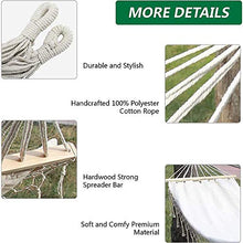 NICEME Camping Amaca Giardino Amaca Ispessite Tela Resistente Hammock Portatile per Attaccatura di Corsa, Spiaggia, Backyard