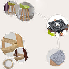 HLQW The Bar Chair Seggiolone del Bar Sgabello Rotating Simple Wood Retro Cotton Cushion (Color : Gray)