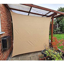 Shade Sail Baldacchino, Recinzione Per La Privacy Schermo, Filtro Luce Poliestere Traspirante Con Acciaio Inossidabile Asola Per Pergola, Posto Auto Coperto, Portico ( Color : Beige , Size : 1.8x6m )