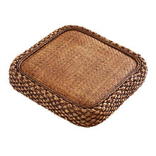 LTINN Cuscino da Pavimento Tatami, Materiale Naturale, Scheletro in Legno massello, Fatto a Mano, Resistente, Cuscino per la Cerimonia del tè per Uso Domestico