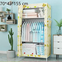 NXYJD Armadio Dressing Armadio Camera Armadio Mobili Camera Guardaroba Tessile Pieghevole Non Tessuta