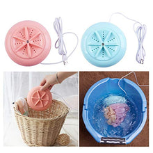 MERIGLARE 2pcs Lavatrice Portatile Lavatrice USB 10 W per Asciugamano Intimo Reggiseno da Viaggio