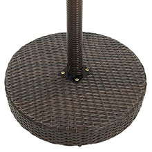 vidaXL Set Bar da Giardino 3 pz in Polyrattan Marrone