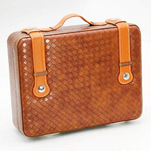 ZLMMY Portable Cigar Humidor Valigia - Cedro e Pelle Cigar Storage Box Sealed Design Desktop Cigar Humidor