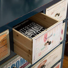 ZzheHou Cassettiera Creative Retro Dodici Cassetti Armadietti Fai Vecchio Mobilia del Salone con La Rotella Governo di Immagazzinaggio Robusto Durevole Semplice E Grazioso