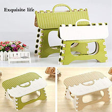 ZXCVB Sgabello Pieghevole,Superficie Antiscivolo,Salvaspazio,Facile da Trasportare,Molto Adatto per Cucina,Bagno E Outdoor,Adulti E Bambini Possono Usare,Beige