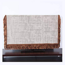YMYP08 - Copertura antipolvere per TV da interni, stile cinese, 19in-65in, Panno, B, 65in