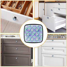 Pelle di sirena 4 PCS Pomelli per Porta, Pomolo per Mobile, Pomelli per Mobili con Viti, Maniglia per Armadietto, Pomelli per Porta, Pomelli per Cassetti per Porta, Armadio, Cassetto e Credenza