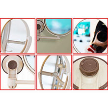 Shumo Specchio Da Bagno Specchio Cosmetico Ingrandimento 1X / 3X Ventosa Specchio Da Trucco Regolabile Specchio Da Bagno un Doppia Faccia