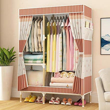 JJZXT Portable Abito Armadio Rack Pieghevole Non Tessuto Mobili Camera da Letto Bagagli Armadio Cabinet Multifunzione Antipolvere D'umidità