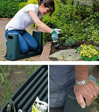 CLQ Ginocchiere da Giardino 3-in-1, Ginocchiere in plastica Ginocchiere in Schiuma per Giardiniere con Strumenti di stoccaggio Funzione Pratici Attrezzi da Giardino multifunzionali