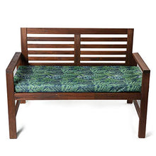 Celina Digby® - Cuscino impermeabile per panca da giardino a 2 posti, con imbottitura in schiuma morbida (114 x 47 x 6 cm), colore: Verde felce