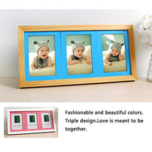 GWXLD 3 Cornici per Collage in Legno Appese in Legno Multi Foto Cornice 6 7 8 Pollici E-43 * 21.3cm