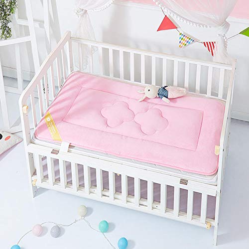 YXXCD Bambino Materasso Futon Tatami Materasso Tappetino, Morbido Confortevole Pavimento Bambino Asilo Infantile Domestico-Rosa 70x140cm(27x55inch)