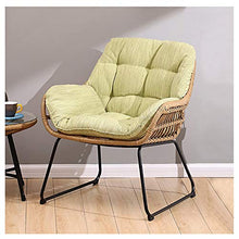 HongTeng Divani Verde Chiaro Divano Pigro Tatami Confortevole Sedia in Rattan Camera da Letto Balcone Nap Tempo Libero Piccolo Divano può Essere Combinato con 69,5 × 71,5 cm (Size : A(1*Sofa))