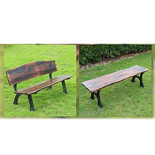 LXLH Panchina da Giardino Panchina da Giardino in Ferro battuto per Esterni, Panchine per corridoio da Giardino Impermeabili, solari e anticorrosive, può ospitare 2-3 Persone, Forte capacità Port