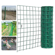 LSXIAO Giardino Recinzione Rotolo di Rete, Verde Rivestito in Vinile Panno Hardware, 6x6cm Apertura Quadrata Flessibile Facile da Tagliare per Gli Stagni, Frutteti, Alberi