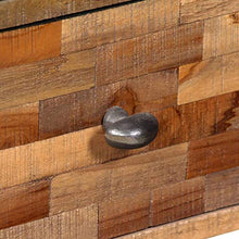 vidaXL Mobile con 6 Cassetti in Teak Massello di Recupero 70x30x76 cm