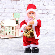jojofuny Natale Babbo Natale Giocattolo Canto Danza Giocattolo Elettrico Natale Giocattolo Musicale Centrotavola Decorazione Bambini Giocattoli per Bambini