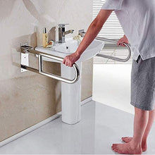 Maniglioni da Bagno Non Slip Pieghevole Supporto Maniglia della Guida, Grab Bar Bagno, corrimano Vasca e Doccia, Sicurezza bracciolo fissato al Muro Accessori da Bagno