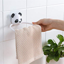 Guiping - Portasciugamani da parete per bagno, bagno, WC, bambino, con motivo animale, per casa, cucina, con anello (colore: cucciolo)