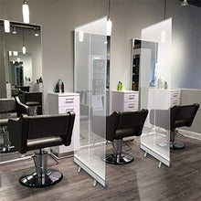 LHQ Schermo di Protezione da Pavimento per Banner Roll-up Trasparente, Scudo a Distanza Sociale, Protezione Contro Gli sputi, Protezione Contro Gli starnuti 80 * 200 cm