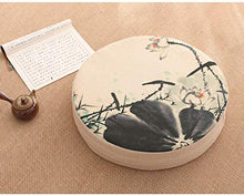 Waigg Kii - Cuscini per sedia con cerniera, 40/50/60 cm, rotondo, per interni ed esterni, per casa, giardino, 2,50 x 50 x 5 cm