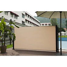 Frilivin Schermata Privacy Fence Mesh Parabrezza per Backyard Ponte Terrazza Balcone Piscina Veranda Ringhiera (0.9x1.8m, Beige)