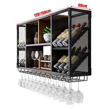 Porta Bottiglie da Vino Portabottiglie da Soffitto Porta-Bicchieri in Metallo Supporto A Parete Porta-Bicchiere da Vino Rovesciato Portabicchieri di Grande capacità Semplice (Nero) Rack di stoccaggi