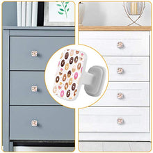 Ciambelle 4 PCS Pomelli per Porta, Pomolo per Mobile, Pomelli per Mobili con Viti, Maniglia per Armadietto, Pomelli per Porta, Pomelli per Cassetti per Porta, Armadio, Cassetto e Credenza