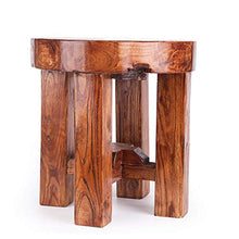 AYHa Bagno Sgabello vecchio olmo pranzo Sgabello Adulto Cambia scarpe Banco Log Pastorale Tavolino Sgabello domestica Bagno sgabello basso Sgabello,35 * 35 * 35cm