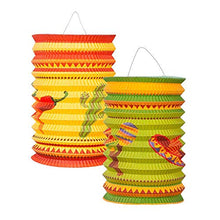 Boland- Lanternes Mexicaines, 2 Pezzi, Multicolore, BOL54403