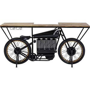 Kare Design - Tavolo da bar per moto, colore: Nero