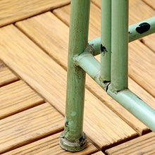 Panca da giardino a 2 posti da 42,5 pollici con terrazza, Panca in legno massello in ferro battuto con schienale e braccioli, Sedia a sdraio antica con balcone sul parco all'aperto ZDDAB