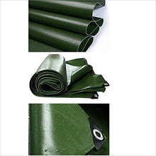 MTYLX Tarpaulin All'Aperto, Telo Impermeabile Pesante Tarpa Tessuto Di Tela Di Tela Di Tela Spessa Linoleum Sole Panno Panno Capannone Resistente All'Usura Pvc 0.7Mm - 700 G/M²,Verde,2X 3M.
