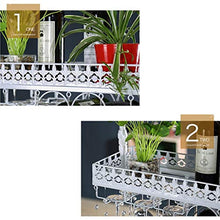 YWYW Portabottiglie in Metallo Portabicchieri per Vino Rosso Capovolto Portabottiglie per Vino da Bar Portabicchieri da Vino Portabottiglie da Vino sospeso （60cm 80cm 100cm） (Dimensioni: 60CM)