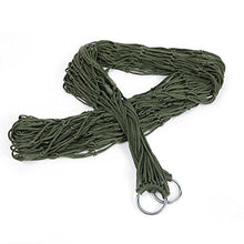 Frmarche - Amaca da campeggio a maglia all'aria aperta, portatile, 100 kg, capacità di carico, set per campeggio, escursionismo, pedale, giardino