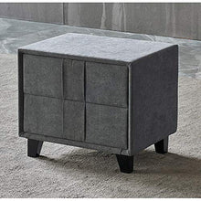 Comodino 2 Livello Comodino in Legno Cotone Lino Bedside Governo di immagazzinaggio for Camera Universitaria Mobili per mobili Camera da Letto (Colore : Marrone, Dimensione : 52.5X40.5X43CM)