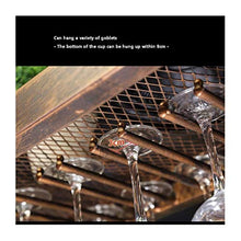 IAIZI Bar Cremagliera Bicchiere di Vino A Testa in Giù Cremagliera Bicchiere di Vino Appeso Cremagliera Calice Casa A Testa in Giù Appeso Portabicchieri Cremagliera Europea del Vino Creativo