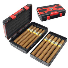 ChangDe-- Scatola di sigari, Cigar Humidor Travel Portable 10 Pack Umidificatore Moisturizer Cigar Box Business (Color : A)