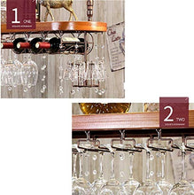 PZW Semplice e Creativo Portabottiglie Appeso Portabottiglie Bar Portabottiglie Porta Bicchiere da Vino Invertito Creativo Portabottiglie da Parete, 100 * 28 Cm80 * 28cm