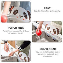 UPKOCH Protezione dell'Acqua in Silicone Modello Panda Tipo Ventosa Lavello per Piscina Barriera Anti-Schizzi d'Acqua per Cucina Bagno E Lavelli a Isola