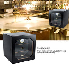 Adminitto88 Armadio per Humidor Scatola di Sigari Cedro in Legno di Grande capacità in Acciaio Verniciato A 3 Strati Termostato per Sigari Scatola per Sigari Scatola per Sigari