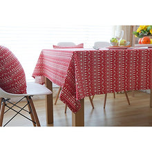 Jian ya na Red Deer Albero di Natale Modello di Tela Rettangolare Tovaglia Table Cover Cucina, caffè, Picnic, Inviti a Cena, Fiere 55"x71